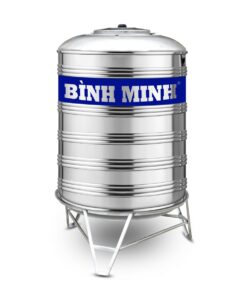Bồn nước inox Bình Minh 2000 lít đứng SUS 304