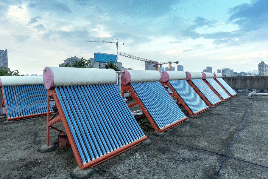 Dàn máy nước nóng năng lượng mặt trời