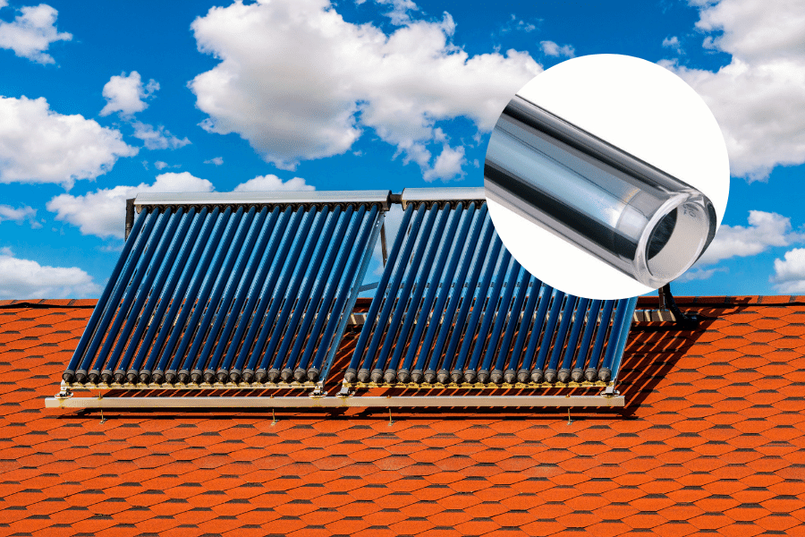 Máy nước nóng năng lượng mặt trời chân không