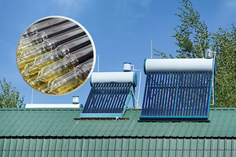 Máy nước nóng năng lượng mặt trời ống dầu