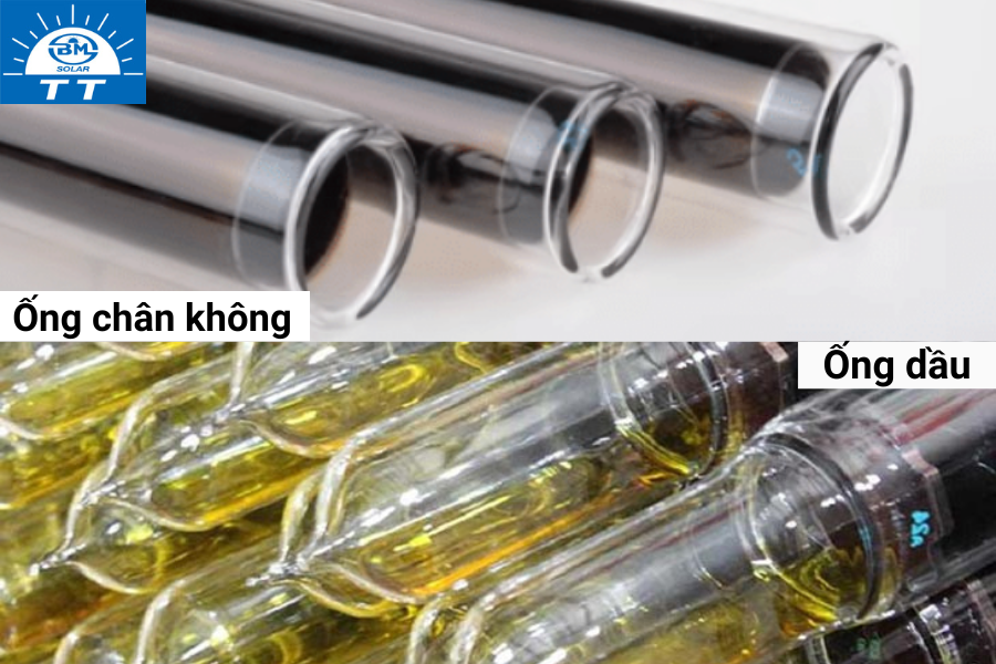 Ống hấp thụ nhiệt của ống máy nước nóng năng lượng mặt trời ống dầu và ống chân không