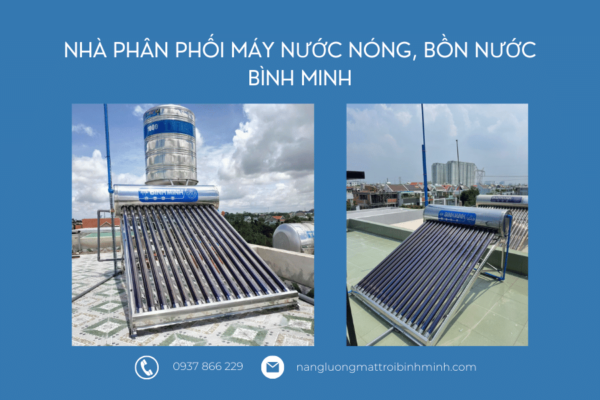 Nhà phân phối máy nước nóng, bồn nước Bình Minh