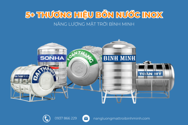 5 thương hiệu bồn nước inox