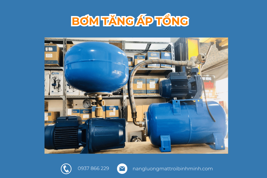 Máy bơm tăng áp cho tòa nhà