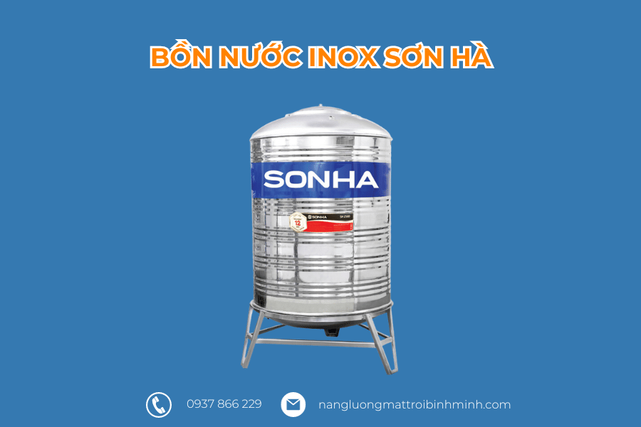 5+ thương hiệu bồn nước inox được yêu thích nhất hiện nay 9 Bồn nước inox Sơn Hà