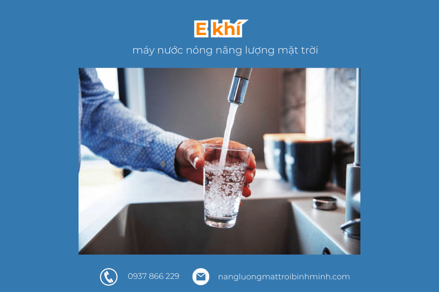 Máy nước nóng năng lượng mặt trời bị e khí