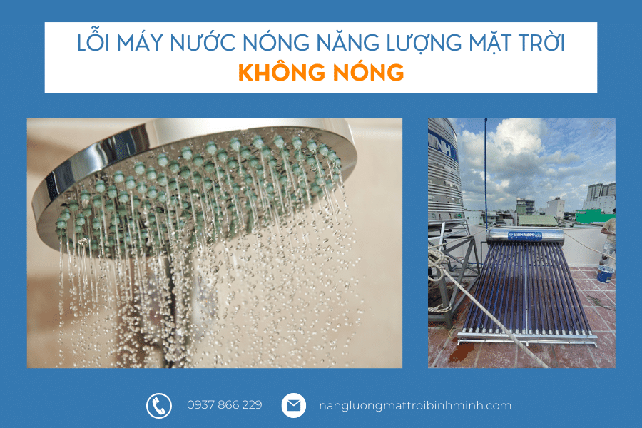 Lỗi máy nước nóng năng lượng mặt trời không nóng