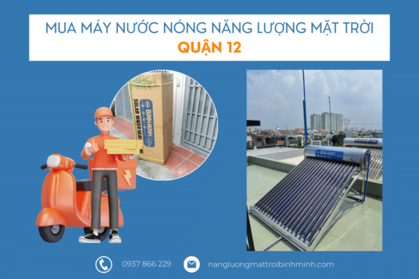 Máy nước nóng năng lượng mặt trời quận 12