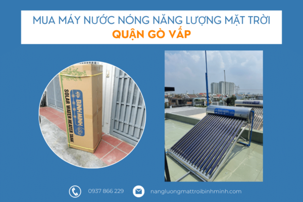 Máy nước nóng năng lượng mặt trời quận Gò Vấp