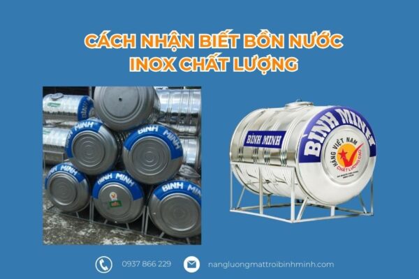Cách nhận biết bồn nước inox chất lượng
