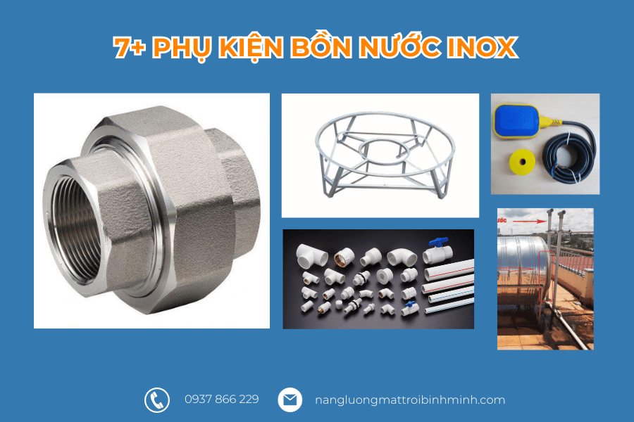 7+ phụ kiện bồn nước inox