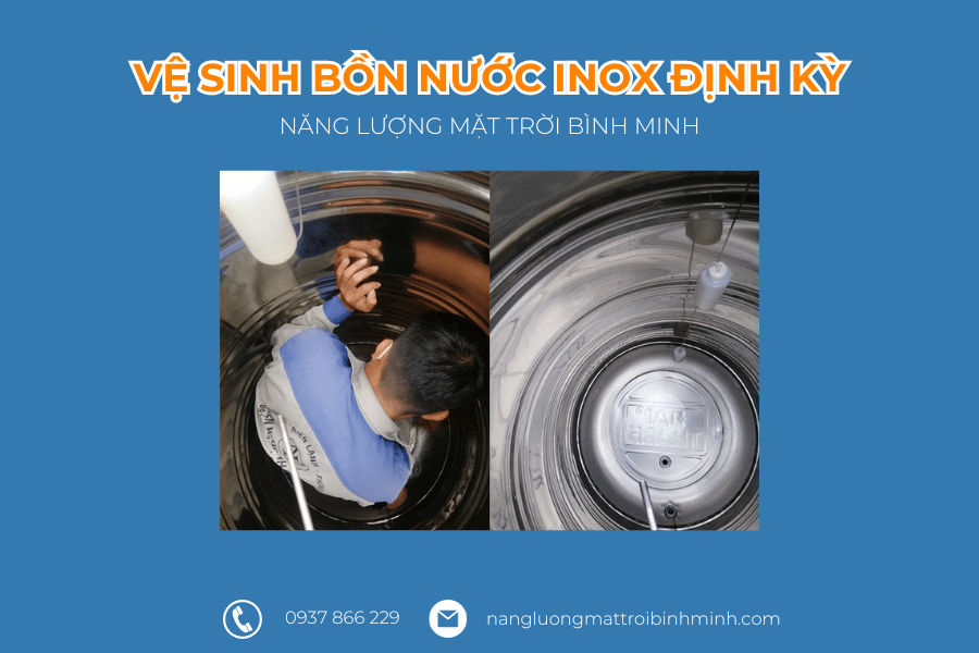 Vệ sinh bồn nước inox định kỳ