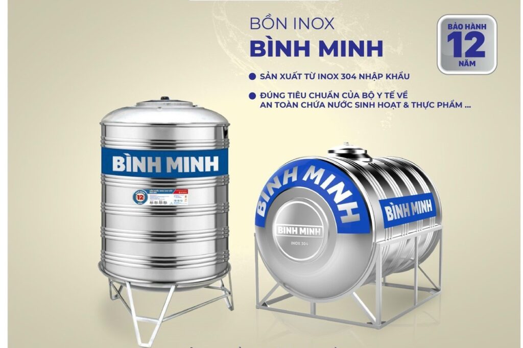 Bồn nước inox giá bao nhiêu