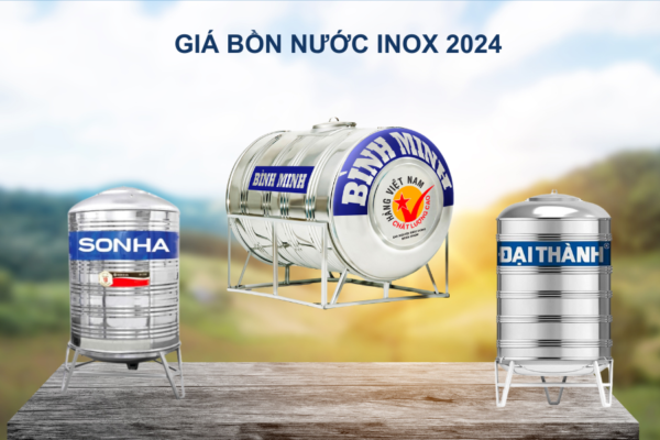 So sánh giá bồn nước Inox