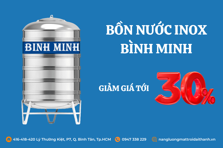 Bồn nước inox hãng nào rẻ nhất ? Top 3 thương hiệu bồn nước giá rẻ, chất lượng cao 19 Bồn nước inox Bình Minh