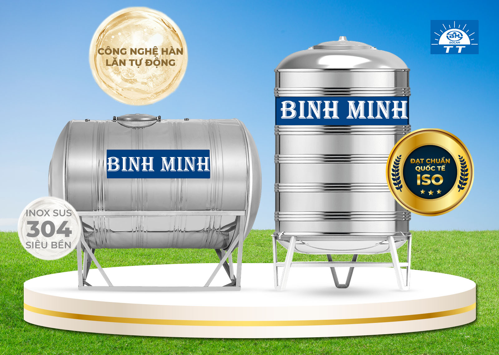 Bồn nước inox giá rẻ