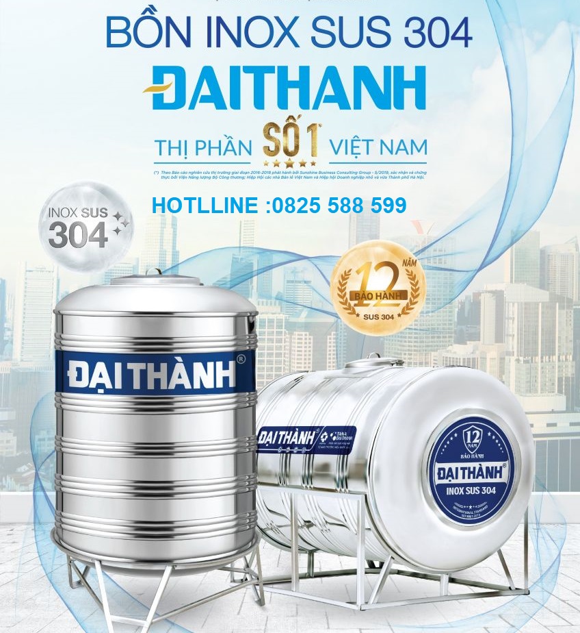 Bồn nước inox giá rẻ 