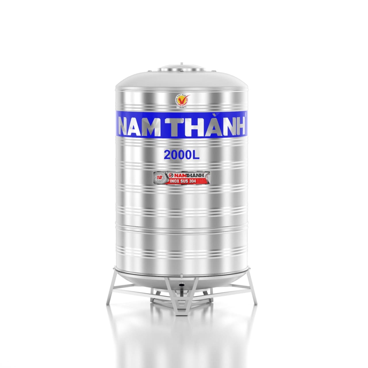 Bồn nước inox 2000 lít giá bao nhiêu? So sánh 5 thương hiệu tốt nhất thị trường 15 Bồn nước inox 2000 lít Nam Thành