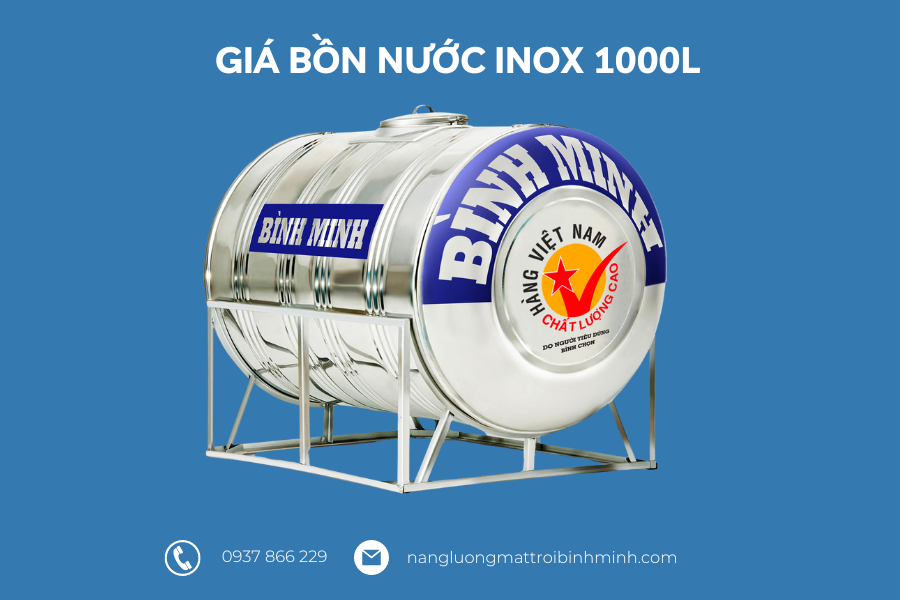 Bồn nước inox 1000l giá bao nhiêu? Đâu là lựa chọn phù hợp? 7 Bồn nước inox 1000L giá bao nhiêu