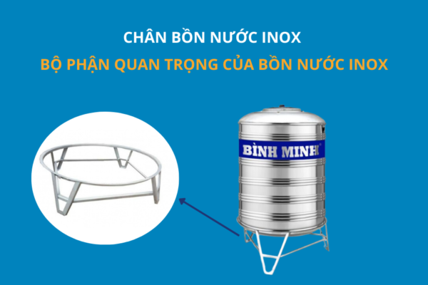 Chân bồn nước inox