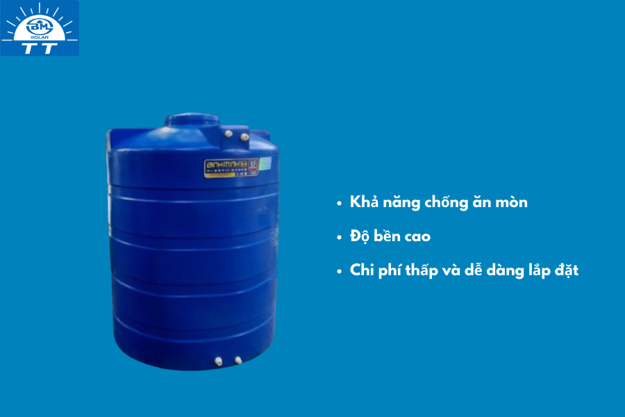 Ưu điểm của bồn nhựa